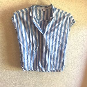 OLD NAVY | Striped Blue Blouse